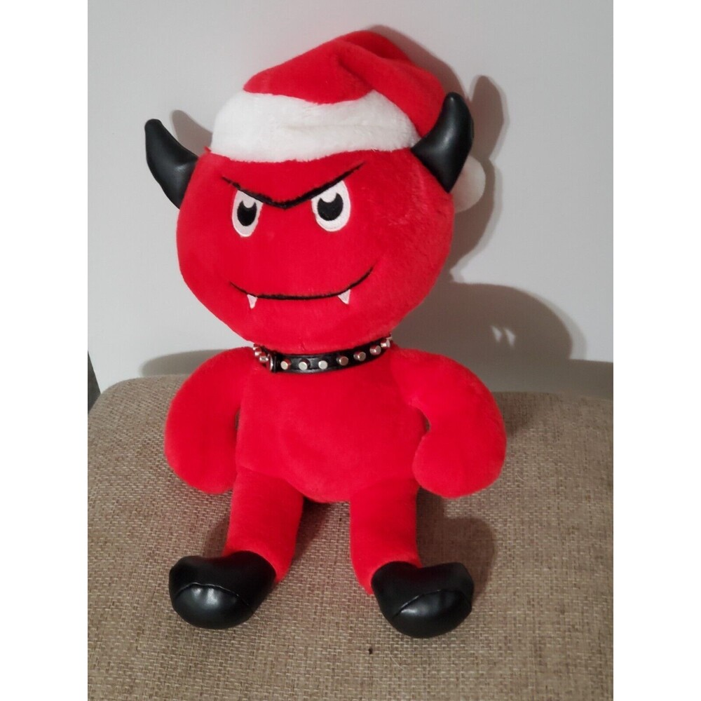 Dolls Kill Home Devil Plush Santa Hat 15"
